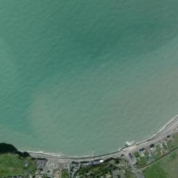 Vue de Aire de stationnement et de service de Veulettes-sur-Mer (chemin des courses)