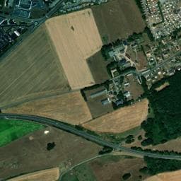 Vue de Aire de stationnement et de service du Camping Etennemare