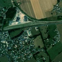 Vue de Camping à la ferme de Flamanville