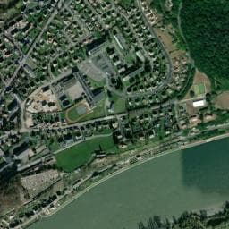 Vue de Aire de stationnement et de service de Duclair