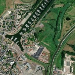 Vue de Aire camping-car Carentan - Le Port