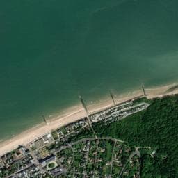 Vue de Camping de la plage