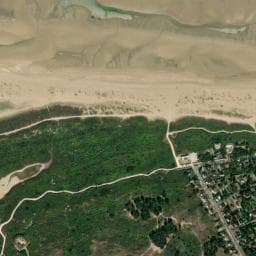 Vue de Aire de camping-car à Merville-Franceville-Plage