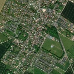 Vue de Aire de camping-cars de Colleville-Montgomery