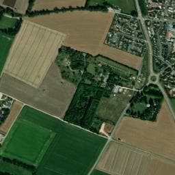 Vue de Aire de camping-cars de Colleville-Montgomery