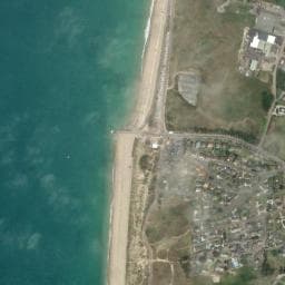 Vue de Aire de camping-cars de Gouville-sur-Mer