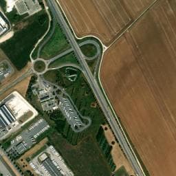 Vue de Aire de stationnement/station service