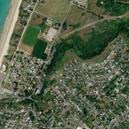 Vue de Aire de camping-car à Donville-les-Bains