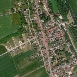 Vue de Aire de stationnement et de services