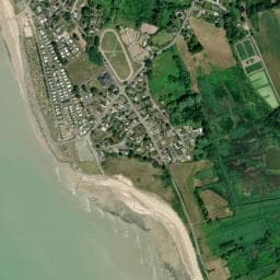 Vue de Aire de Camping Car Saint-Jean-le-Thomas