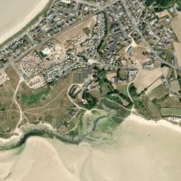 Vue de Aire de camping-cars de Plouescat