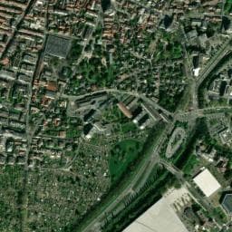 Vue de Parking Relais + Tram (Rives de l'Aar)