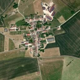Vue de Aire naturelle de la ferme d'Orgeval