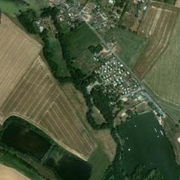 Vue de Aire de camping-cars à Fontaine-Simon