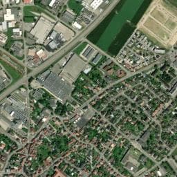 Vue de Aire de Services Benfeld