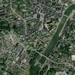 Vue de Aire de camping-car à Mayenne