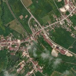 Vue de Aire de services et de stationnement de Landaville