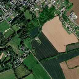 Vue de Aire naturelle de camping de l'étang des Sources