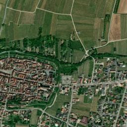 Vue de Aire d'Accueil Artisanale Bergheim