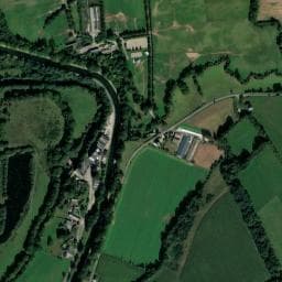 Vue de Aire naturelle des écuries du Pont Guern