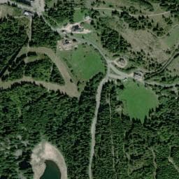 Vue de Aire de camping-cars des Terrasses du Lac Blanc