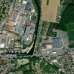 Vue de Aire de Stationnement - Port de Plaisance de Colmar