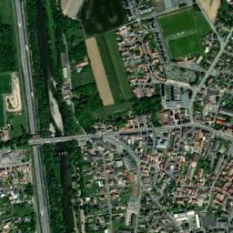 Vue de Aire de Service du Camping de l'Ill