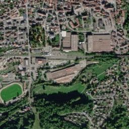 Vue de Aire de camping-car à Eschbach-au-Val