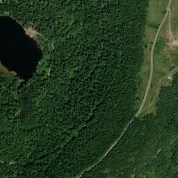 Vue de Abri du lac de Blanchemer