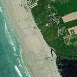 Vue de Aire naturelle du camping de Ru Vein