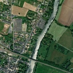 Vue de Aire de camping-car à Malicorne-sur-Sarthe