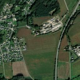 Vue de Aire communale de camping-car Moustoir-Ac