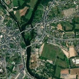 Vue de Aire de stationnement des tanneurs Malestroit