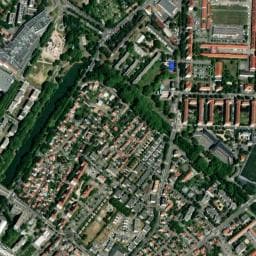 Vue de Parking bus rue Hugwald