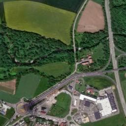 Vue de Aire de camping-car à Burnhaupt-le-Bas