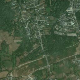 Vue de Parking de Kérabus et zone de stationnement des camping-cars