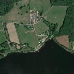 Vue de Aire naturelle de camping de Vioreau