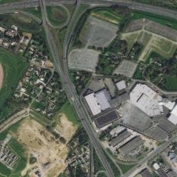 Vue de Village des exposants