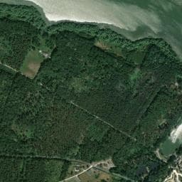 Vue de Huttopia Lac de Rillé