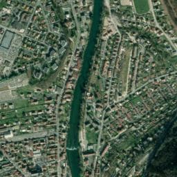 Vue de Aire de camping-car Pont-de-Roide