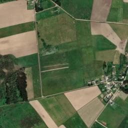 Vue de spot camping sauvage