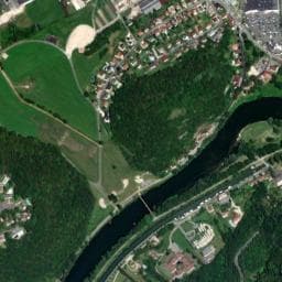Vue de Aire de camping-car de Baume-les-Dames