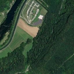 Vue de Aire pour camping-car à Baume les Dames