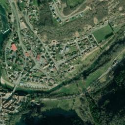 Vue de Camping et Chalets Les Grands Champs