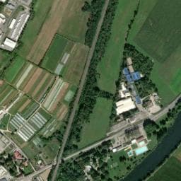 Vue de Aire de camping-cars - Camping de Chalezeule