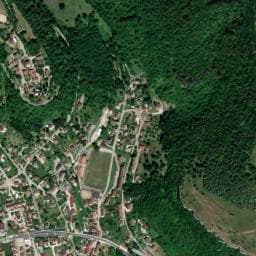Vue de Aire d'étape d'Ornans