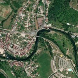 Vue de Aire de camping-car à Ornans