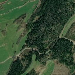 Vue de Abri vers la vierge du bois de Cudrette