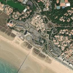 Vue de Aire de Camping Car des Pimprenelles
