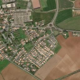 Vue de Aire de Camping Cars Arc en Ciel - Chantonnay